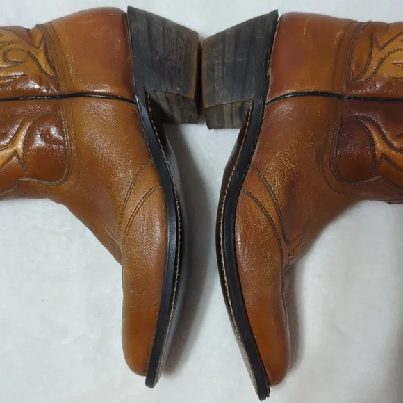 ~~SOLD~~Texas Brand Leather Boots - Picture 5 of 7